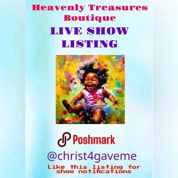 👋🏽👋🏽👋🏽 Like ❤️ this listing an receive notification of live shows. - Picture 1 of 1